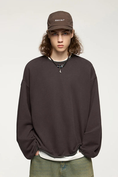 INFLATION Premium Cozy Sweatshirts Unisex Winter Warm 365gsm Fleece Cropped Pullovers