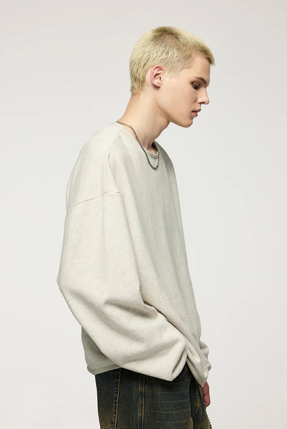 INFLATION Premium Cozy Sweatshirts Unisex Winter Warm 365gsm Fleece Cropped Pullovers